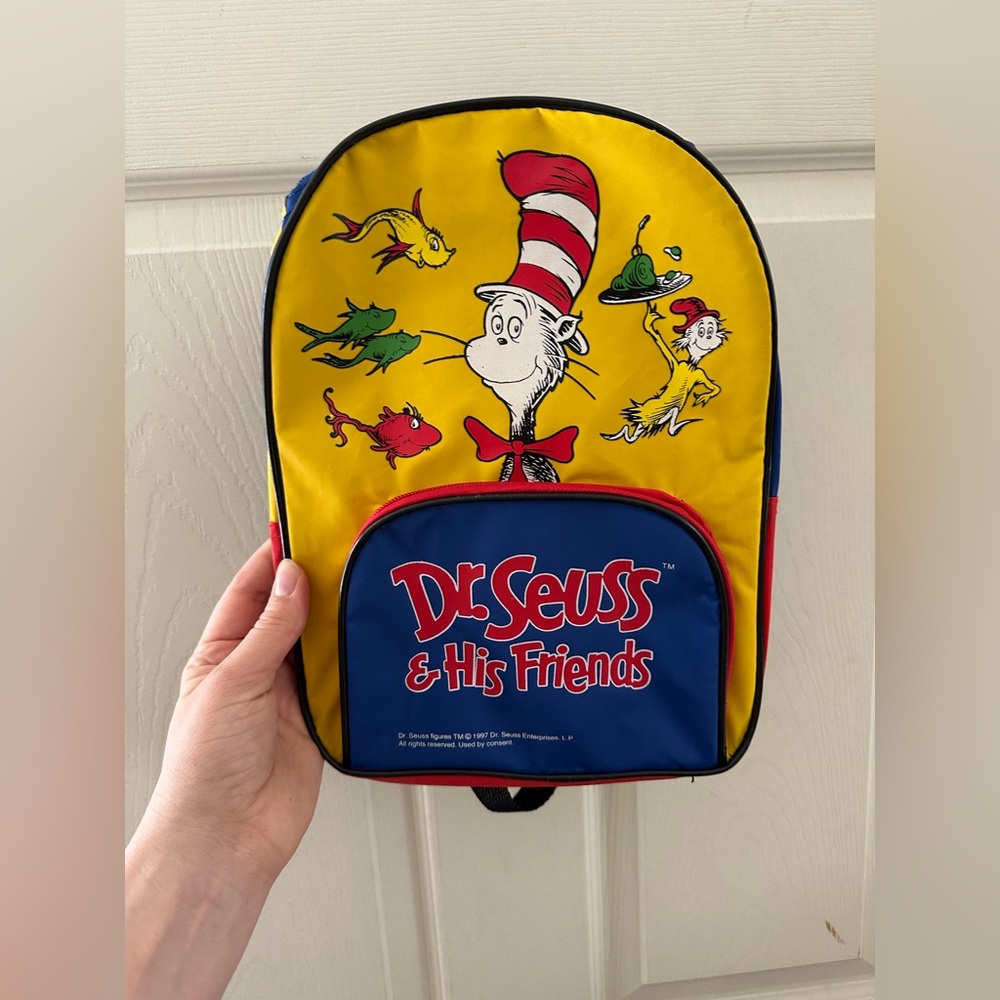Vintage dr Seuss backpackk